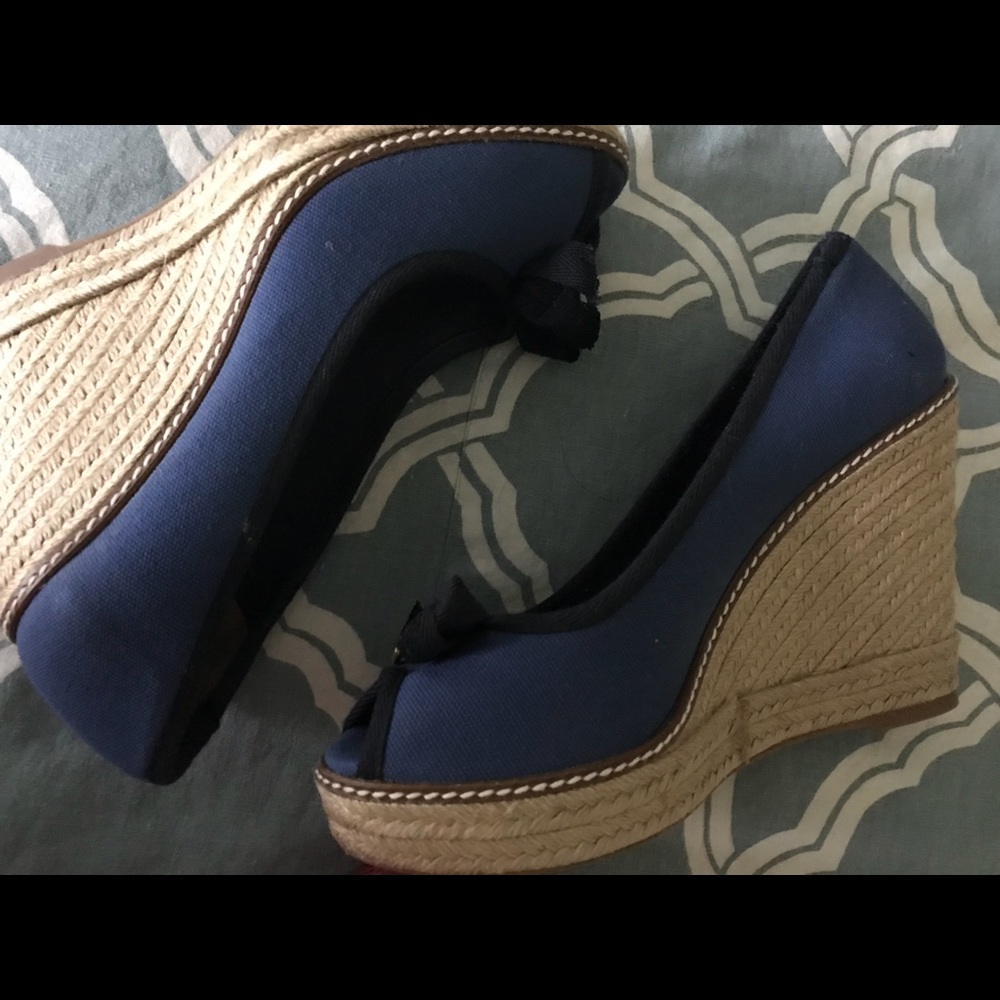 Brand new Tory Burch Jackie wedges